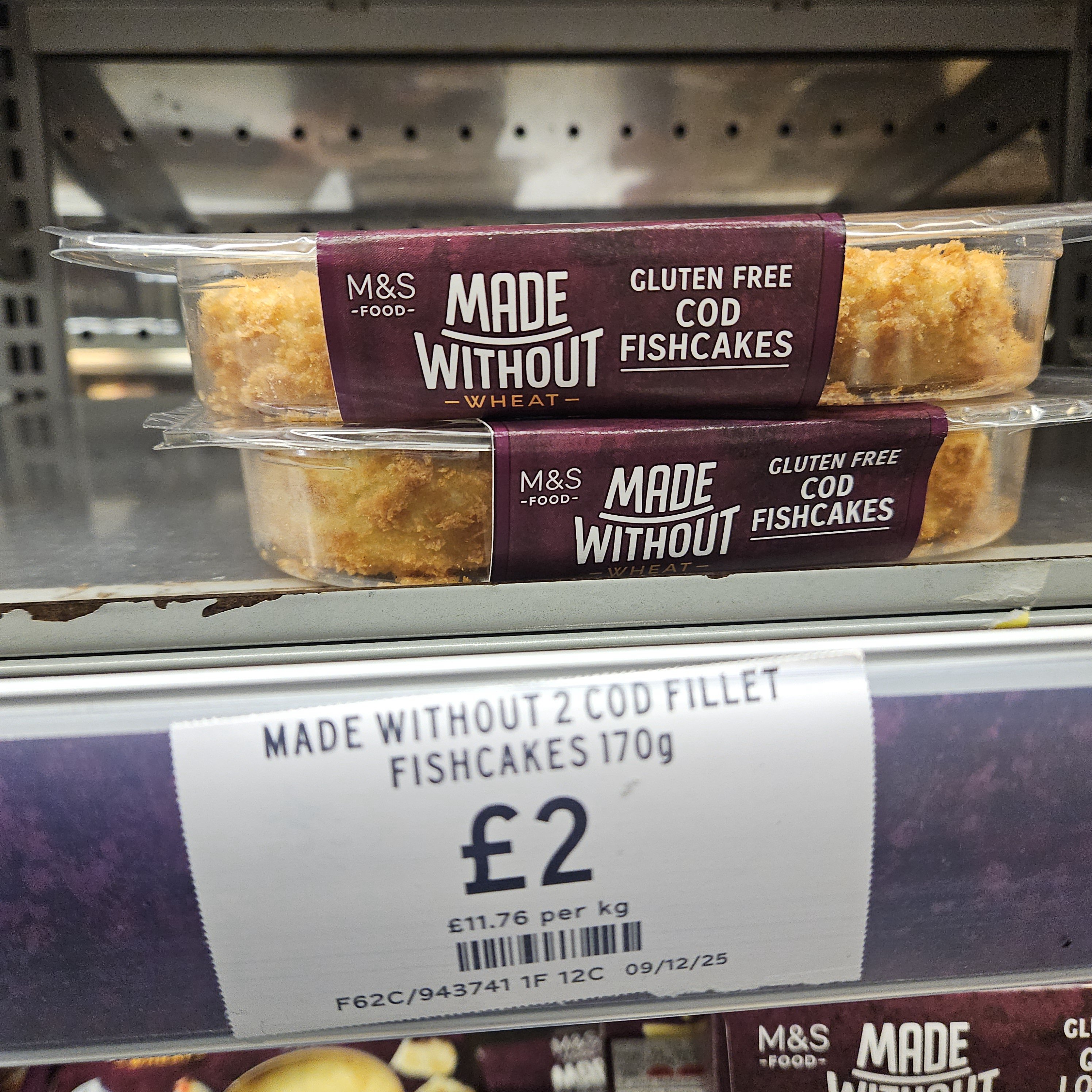 Dairy Free Gluten Free M&S Prescot